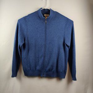 Banana Republic Mens Cashmere Blend Zip Sweater